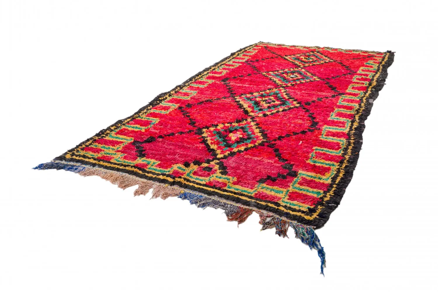 Tappeto Berberi Dal Marocco Boucherouite 340 x 165 cm