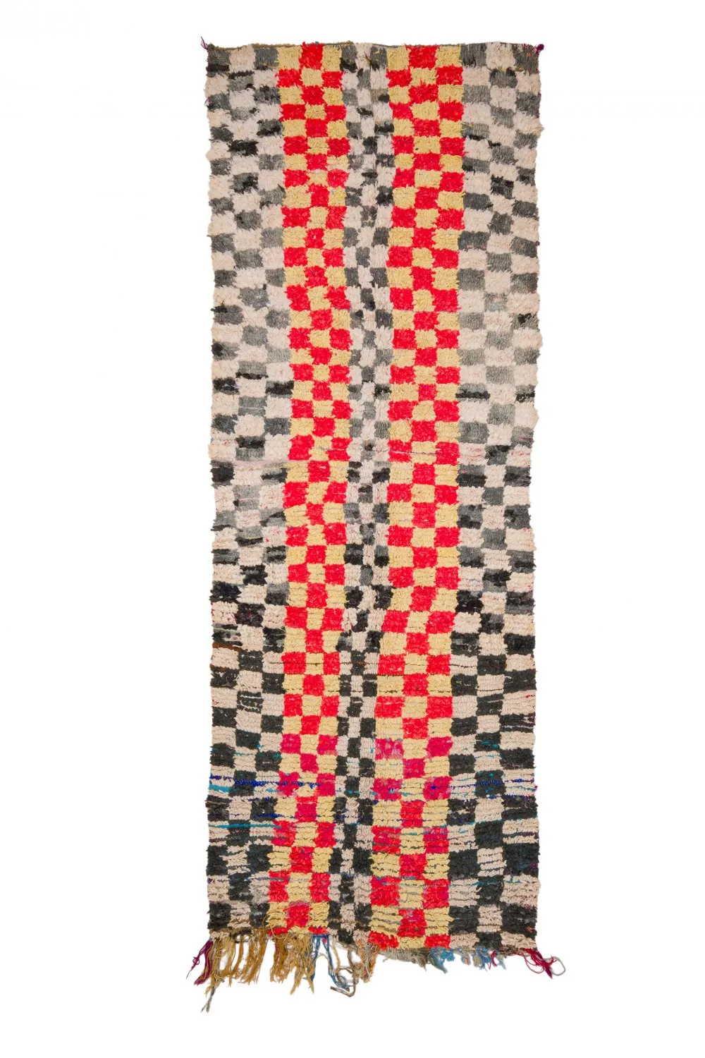 Tappeto Berberi Dal Marocco Boucherouite 360 x 125 cm