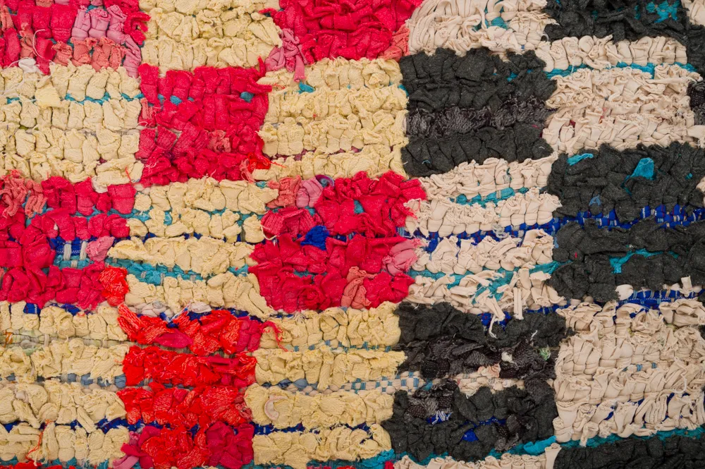 Tappeto Berberi Dal Marocco Boucherouite 360 x 125 cm