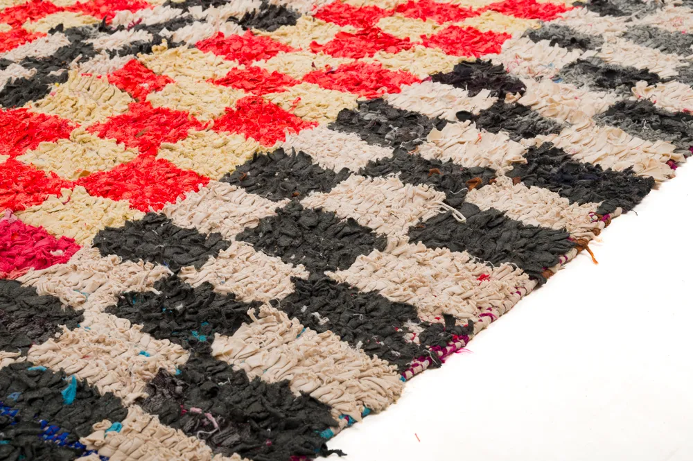 Tappeto Berberi Dal Marocco Boucherouite 360 x 125 cm
