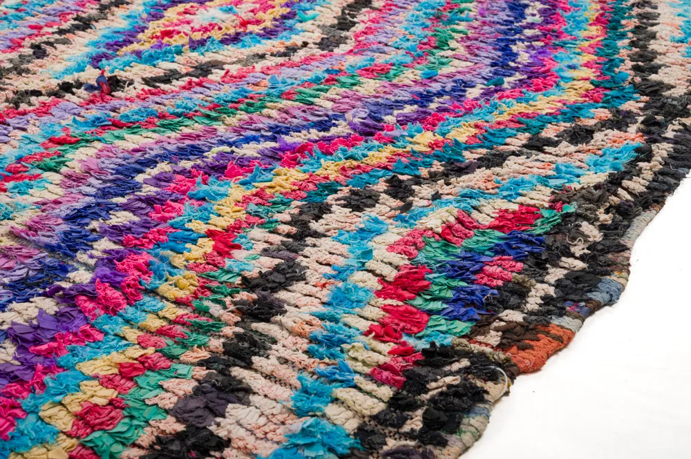 Tappeto Berberi Dal Marocco Boucherouite 305 x 155 cm