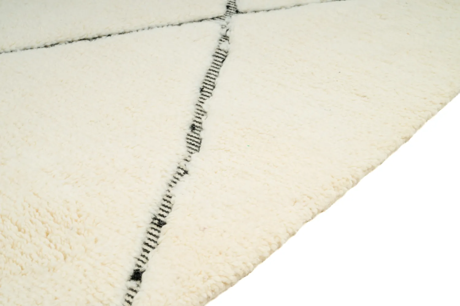 Tappeto Kilim In Stile Berbero Del Marocco Beni Ourain 155 x 265 cm