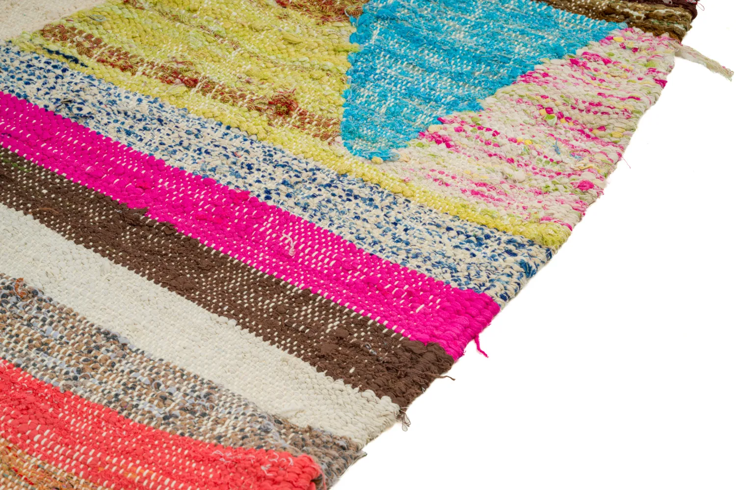 Tappeto Berberi Dal Marocco Boucherouite 145 x 260 cm