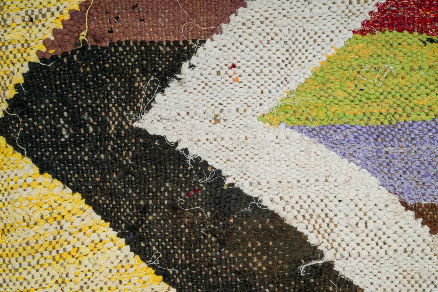 Tappeto Berberi Dal Marocco Boucherouite 125 x 225 cm