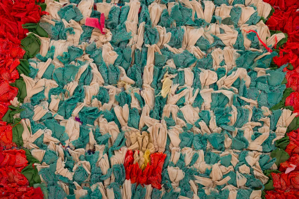 Tappeto Berberi Dal Marocco Boucherouite 290 x 150 cm