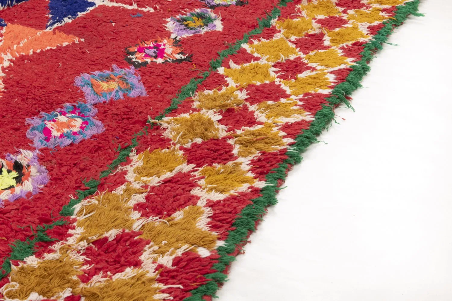 Tappeto Berberi Dal Marocco Boucherouite 255 x 150 cm