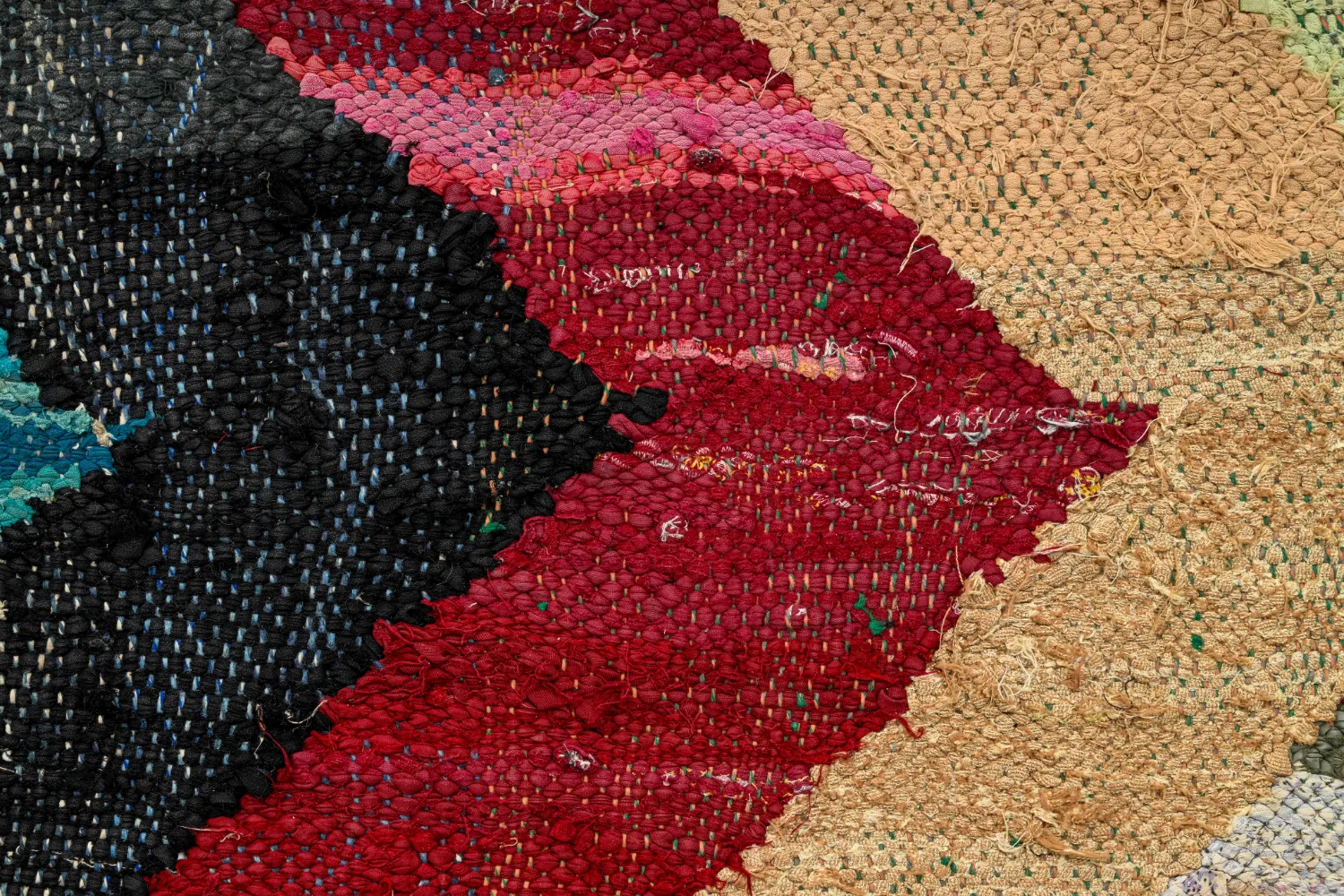 Tappeto Berberi Dal Marocco Boucherouite 150 x 300 cm