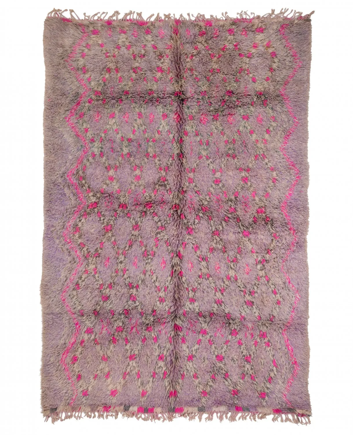 Tappeto Kilim In Stile Berbero Del Marocco Azilal 305 x 200 cm