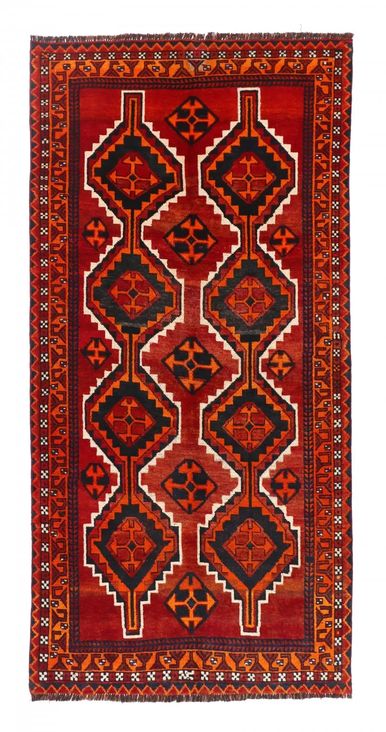 Tappeto Orientale Hamedan 271 x 133 cm