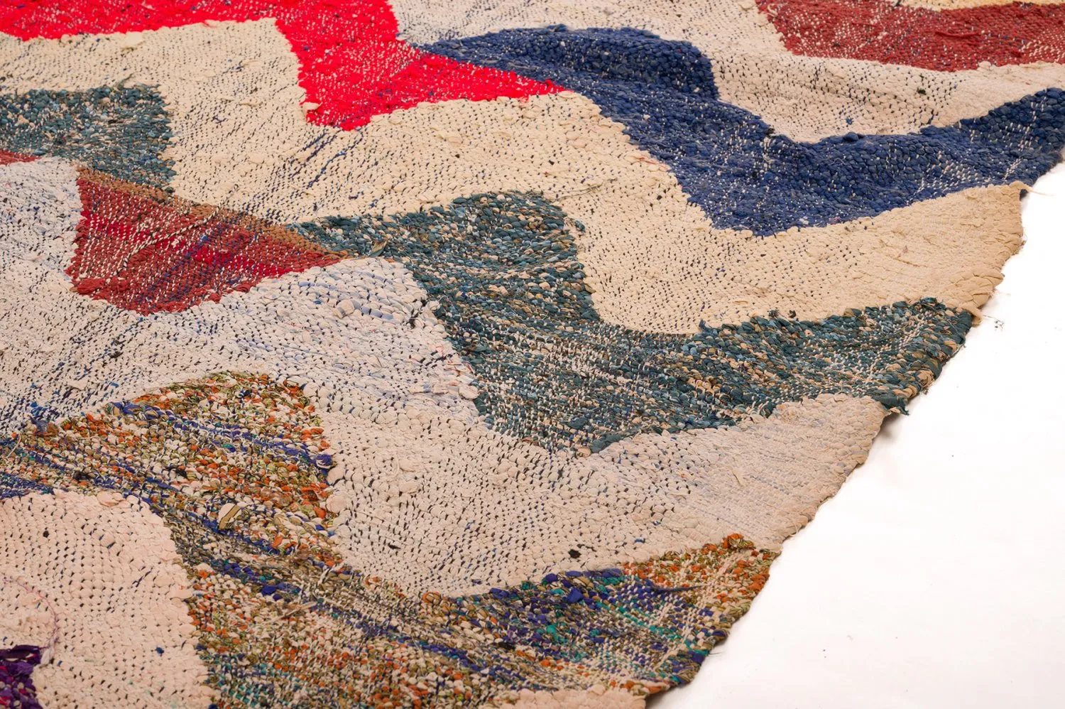 Tappeto Berberi Dal Marocco Boucherouite 150 x 285 cm