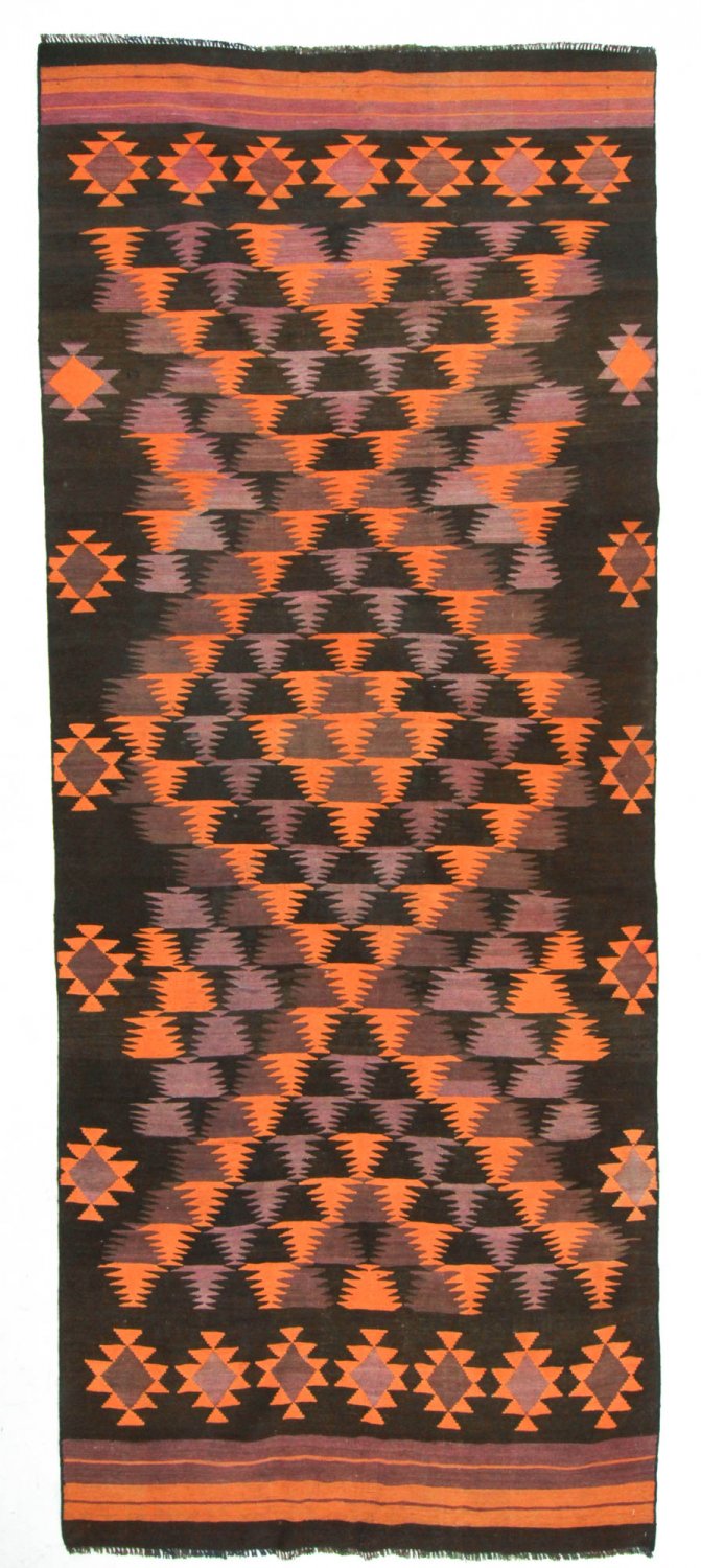Tappeto Kilim Afghano 393 x 150 cm