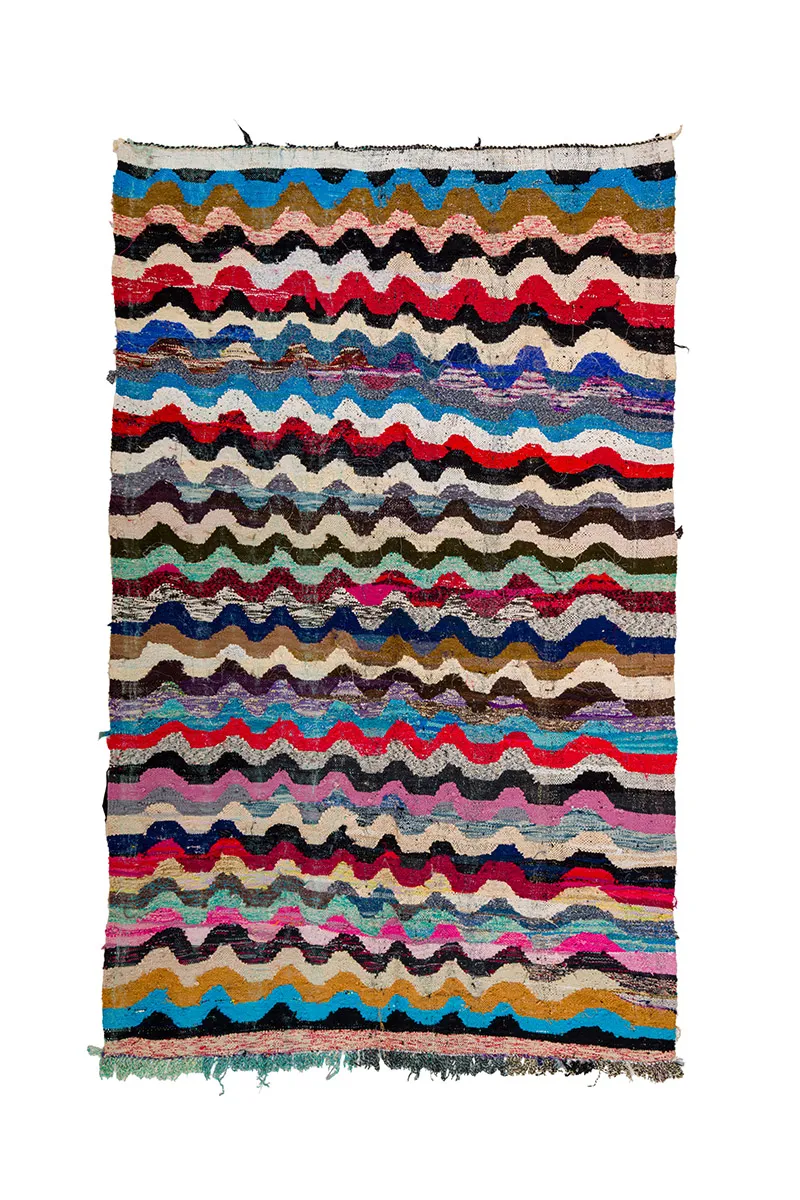 Tappeto Berberi Dal Marocco Boucherouite 170 x 270 cm