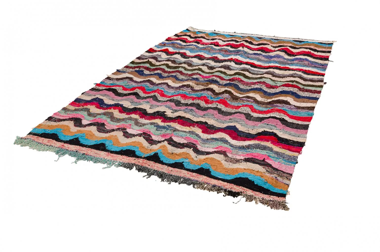 Tappeto Berberi Dal Marocco Boucherouite 170 x 270 cm