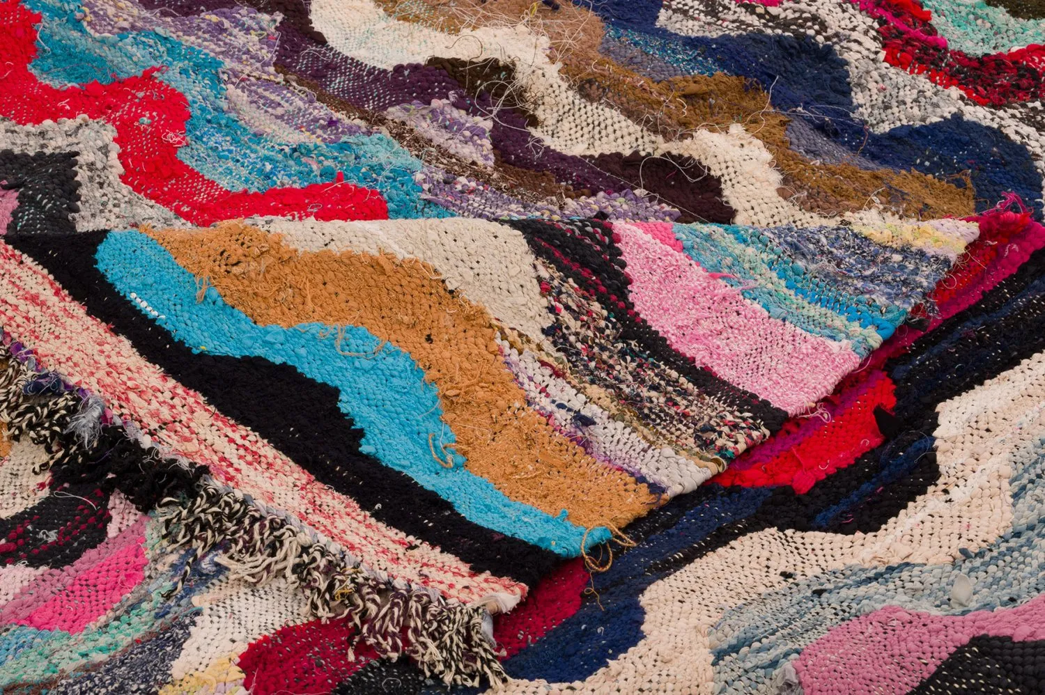 Tappeto Berberi Dal Marocco Boucherouite 170 x 270 cm