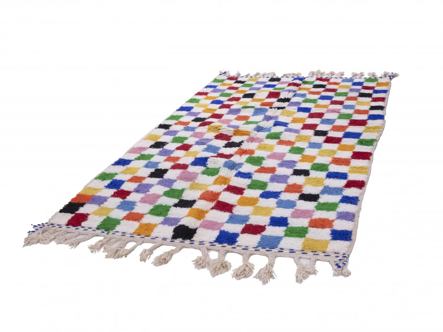 Tappeto Kilim In Stile Berbero Del Marocco Azilal 250 x 160 cm