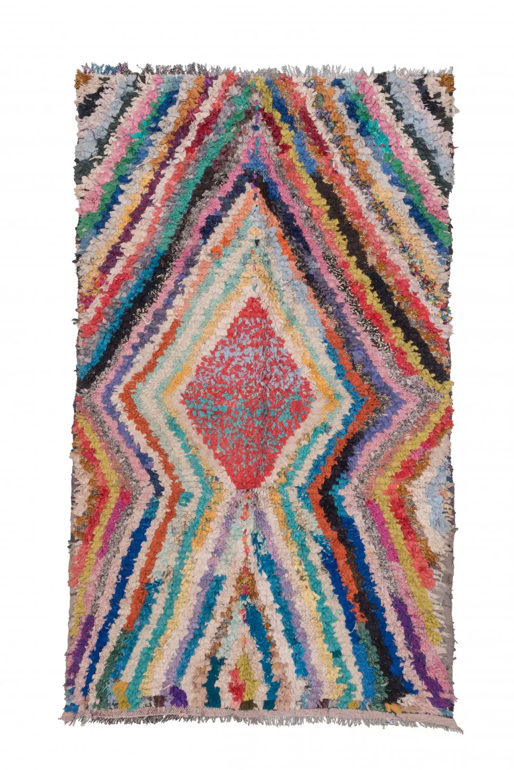 Tappeto Berberi Dal Marocco Boucherouite 255 x 150 cm
