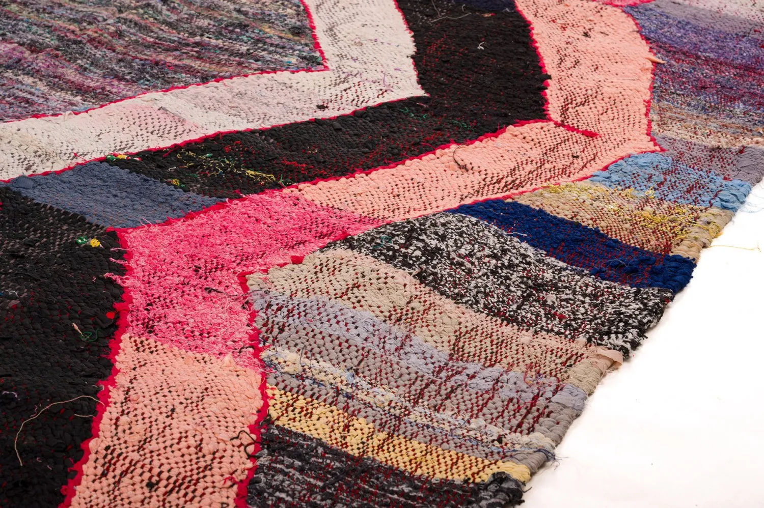 Tappeto Berberi Dal Marocco Boucherouite 150 x 260 cm