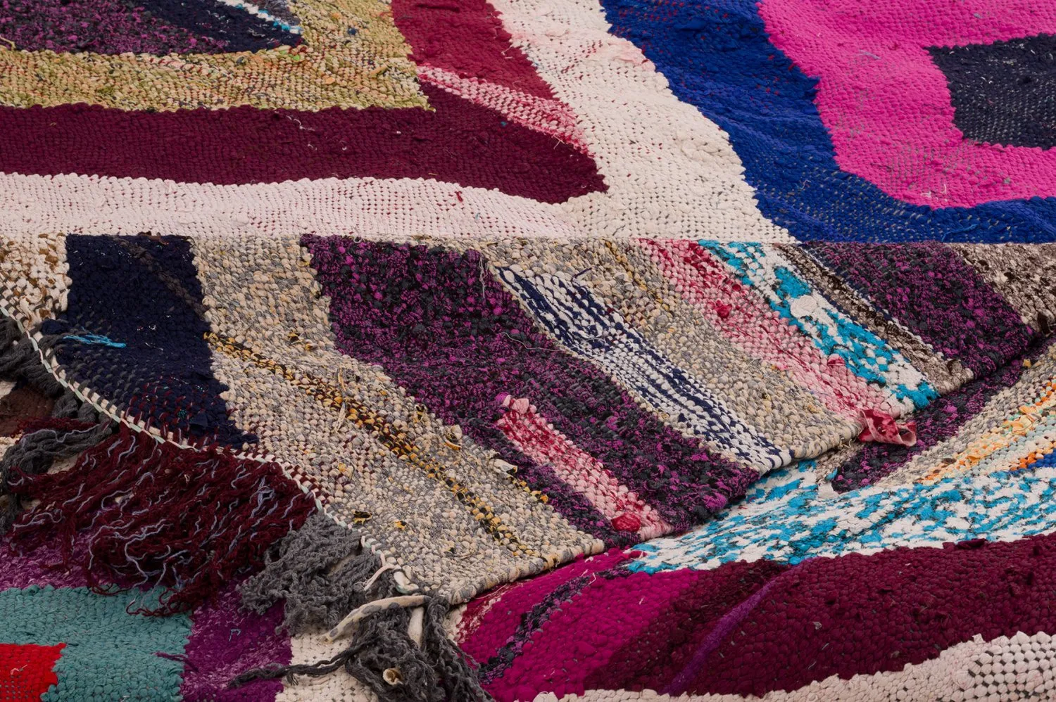 Tappeto Berberi Dal Marocco Boucherouite 165 x 270 cm