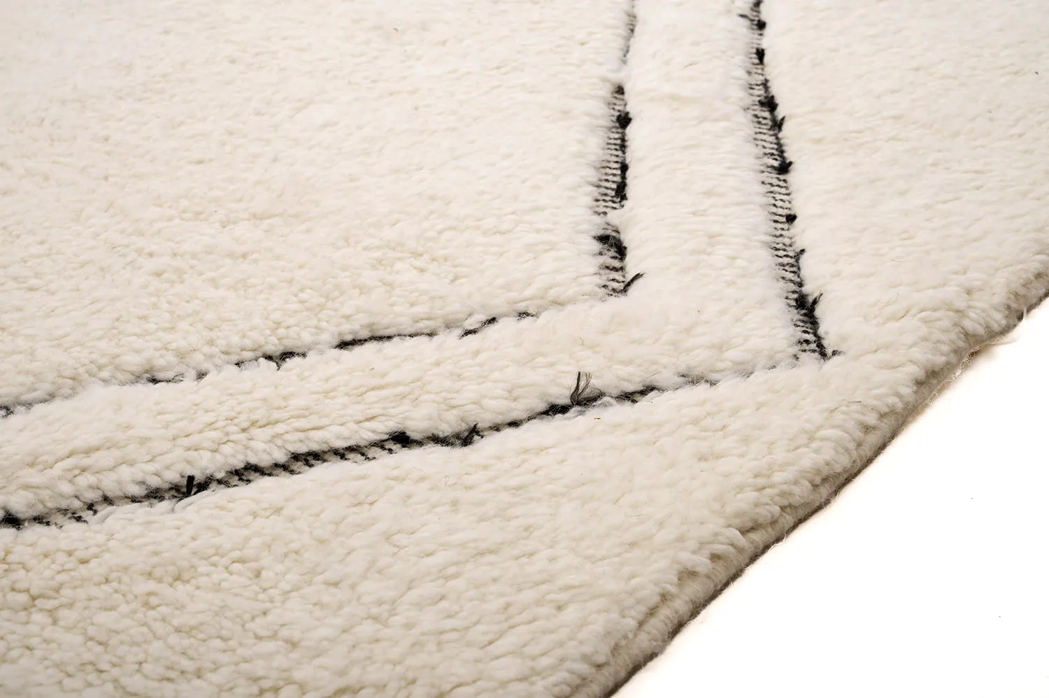 Tappeto Kilim In Stile Berbero Del Marocco Beni Ourain 210 x 300 cm