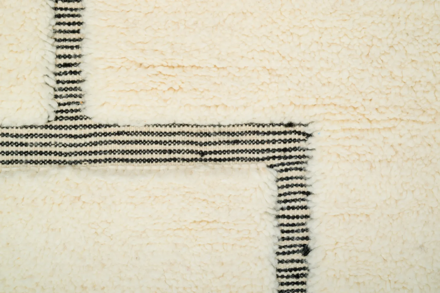 Tappeto Kilim In Stile Berbero Del Marocco Beni Ourain 200 x 295 cm