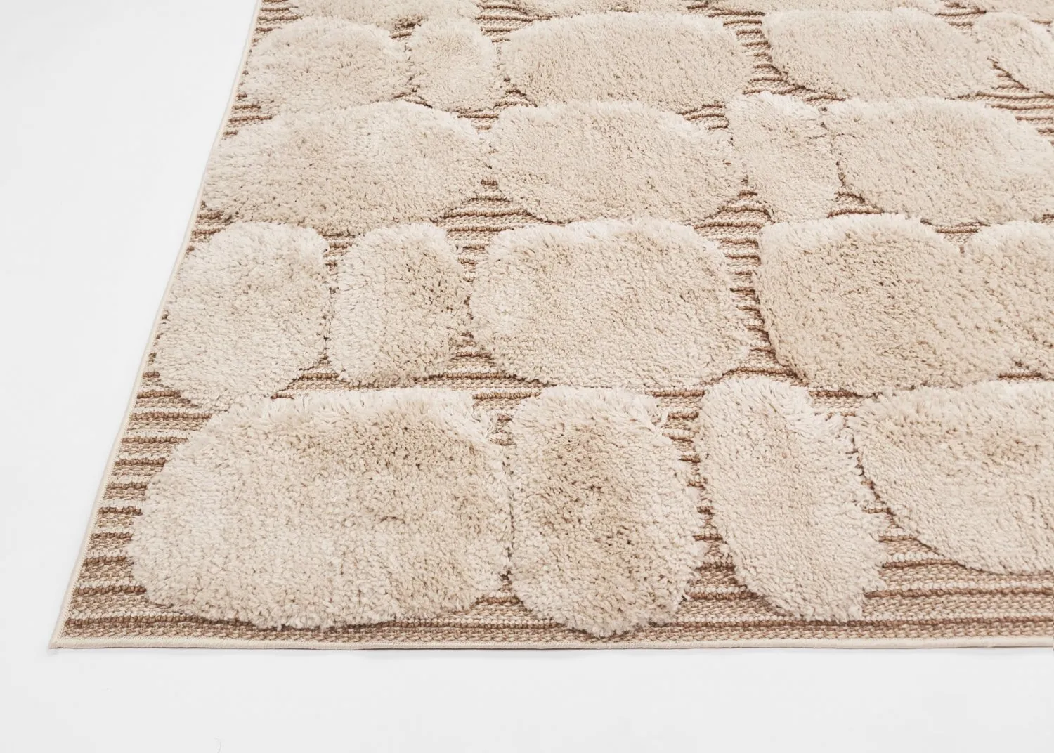 Tappeto A Pelo Lungo - Fondi (beige)
