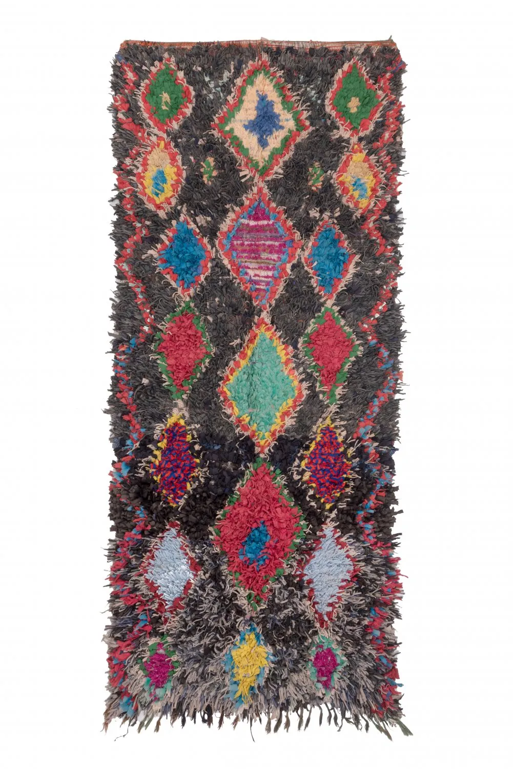 Tappeto Berberi Dal Marocco Boucherouite 255 x 110 cm