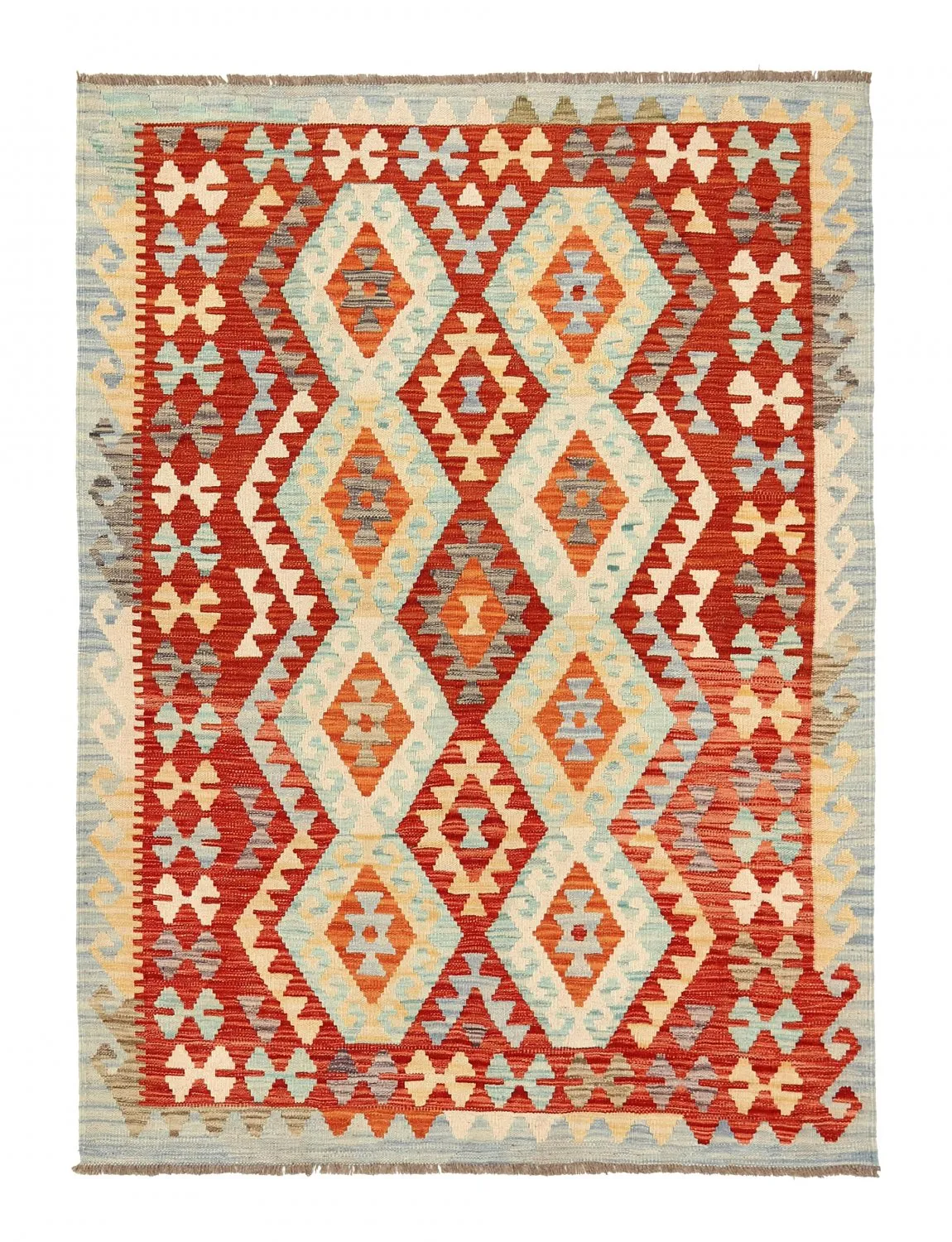Tappeto kilim orientale 181 x 132 cm