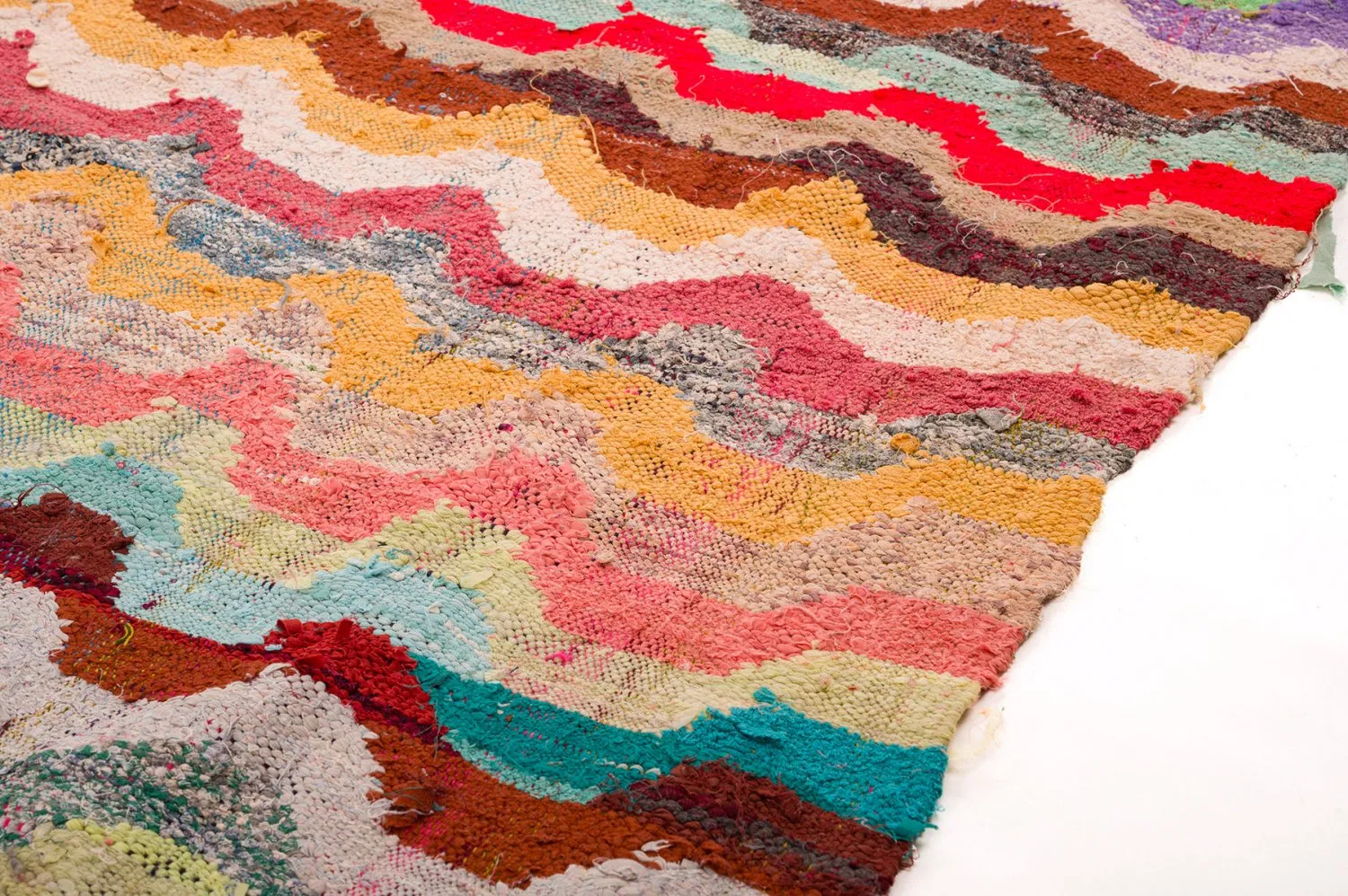 Tappeto Berberi Dal Marocco Boucherouite 165 x 335 cm