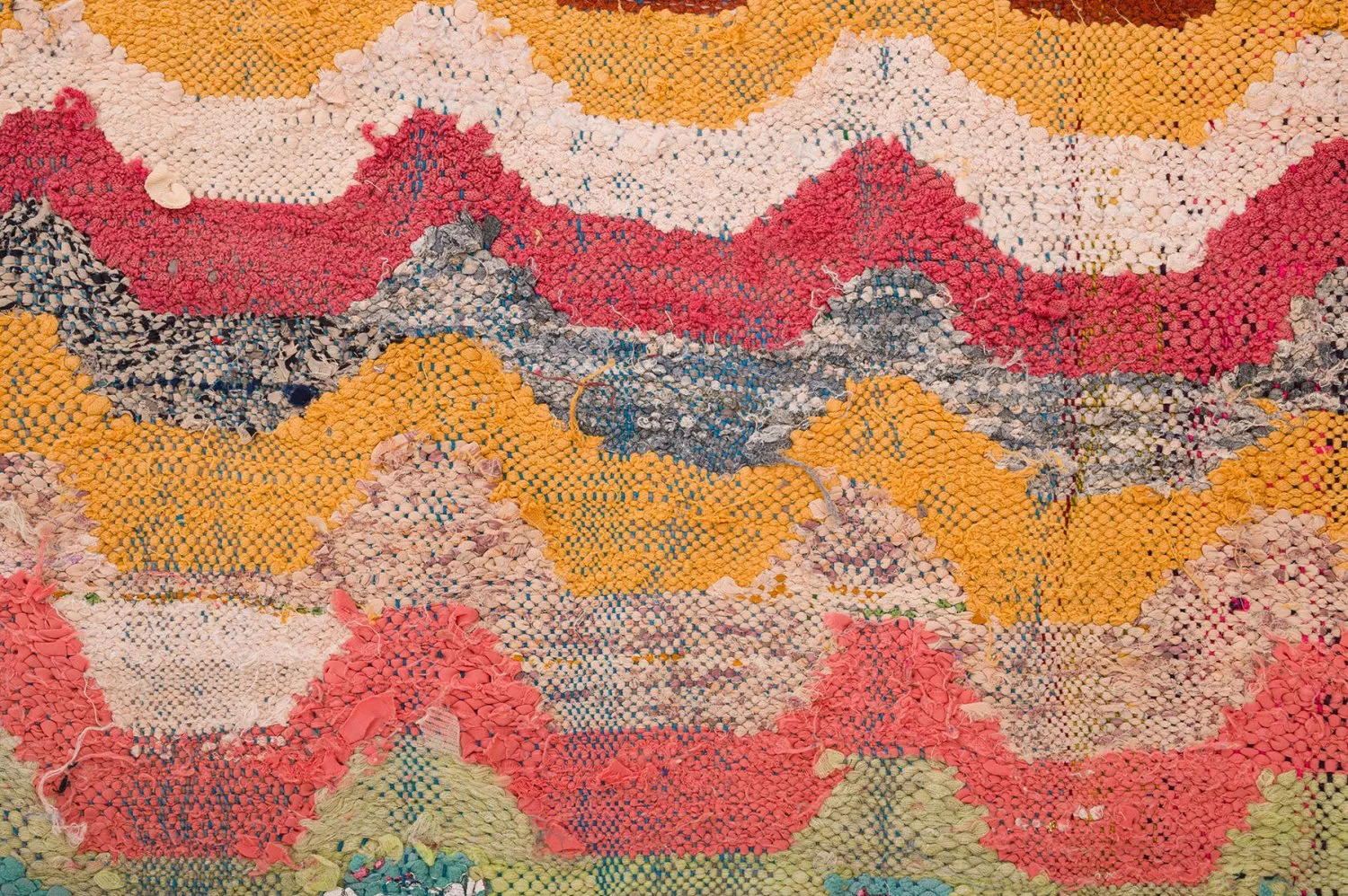 Tappeto Berberi Dal Marocco Boucherouite 165 x 335 cm