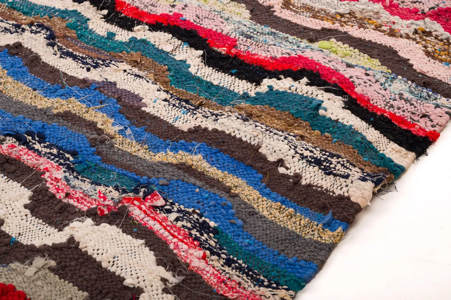 Tappeto Berberi Dal Marocco Boucherouite 150 x 305 cm
