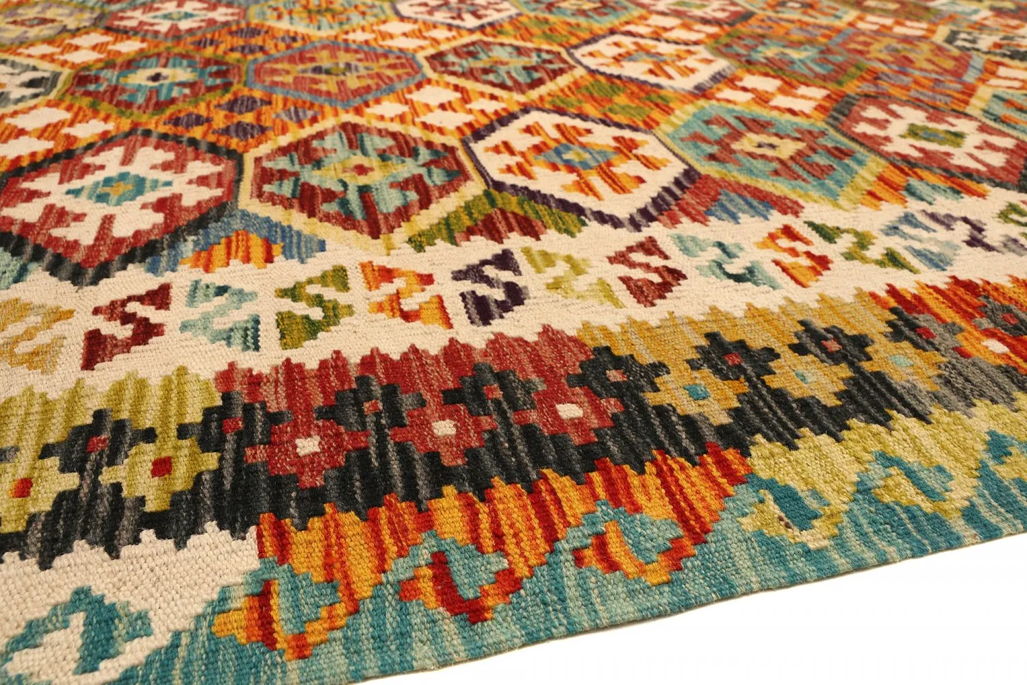 Tappeto kilim orientale 194 x 145 cm
