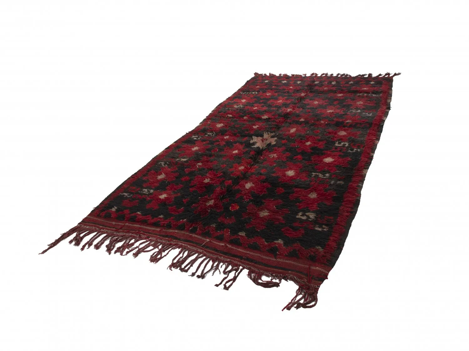 Tappeto Kilim In Stile Berbero Del Marocco Azilal Special Edition 330 x 170 cm