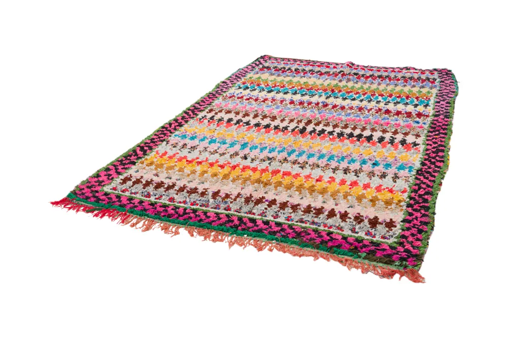 Tappeto Berberi Dal Marocco Boucherouite 250 x 160 cm