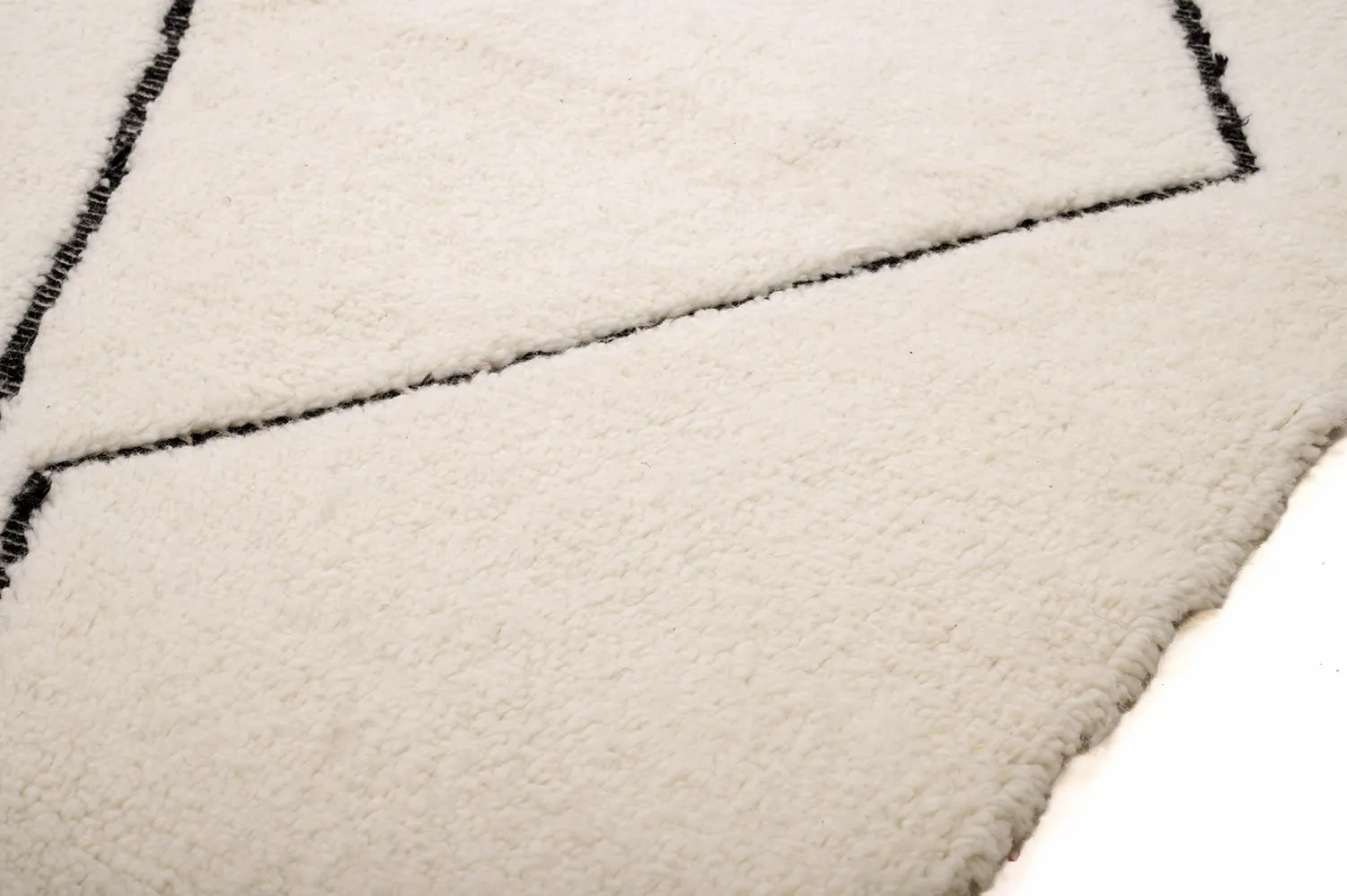 Tappeto Kilim In Stile Berbero Del Marocco Beni Ourain 205 x 290 cm