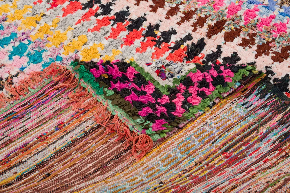 Tappeto Berberi Dal Marocco Boucherouite 250 x 160 cm