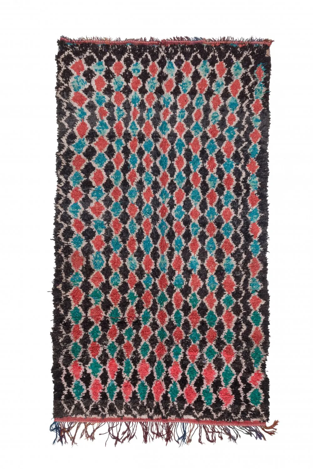 Tappeto Berberi Dal Marocco Boucherouite 395 x 180 cm