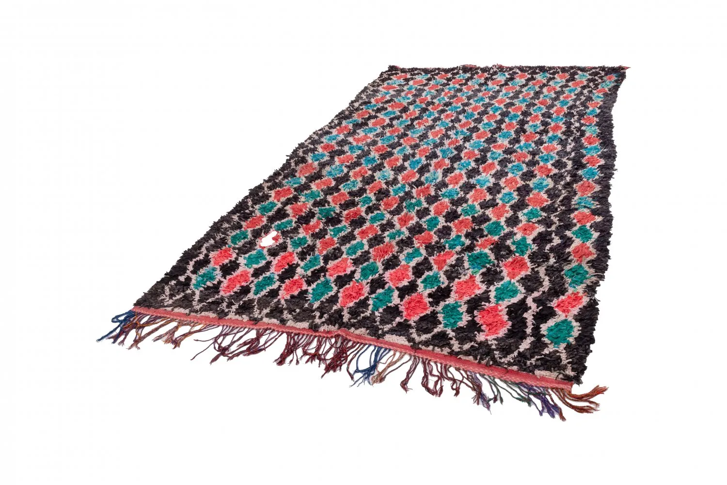 Tappeto Berberi Dal Marocco Boucherouite 395 x 180 cm