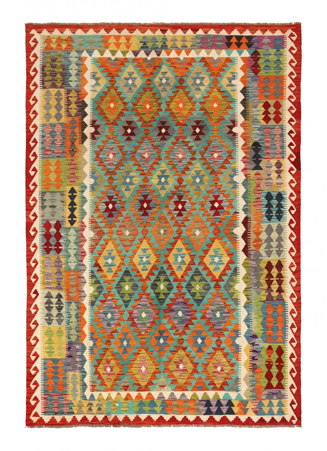 Tappeto kilim orientale 298 x 208 cm