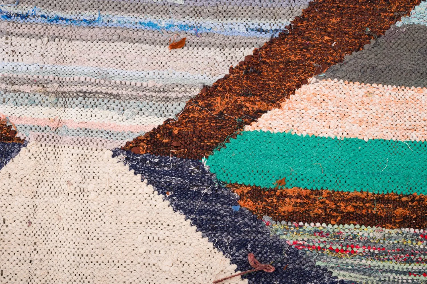 Tappeto Berberi Dal Marocco Boucherouite 130 x 250 cm