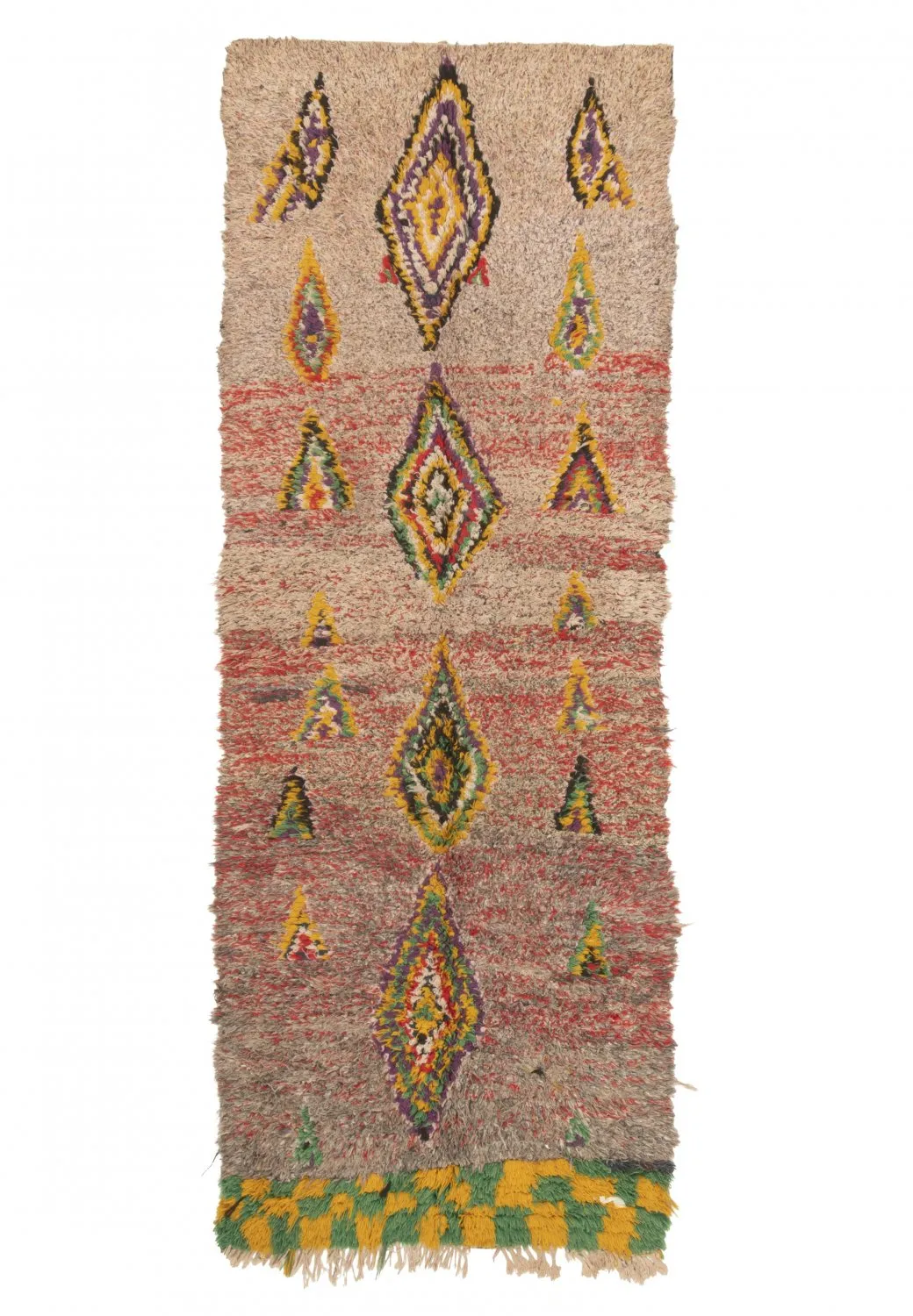 Tappeto Berberi Dal Marocco Boucherouite 230 x 80 cm