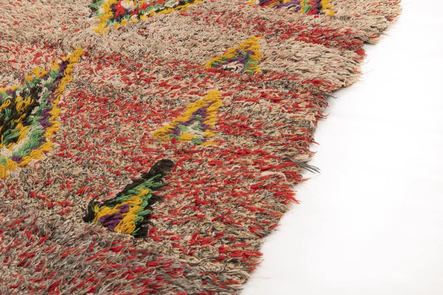Tappeto Berberi Dal Marocco Boucherouite 230 x 80 cm