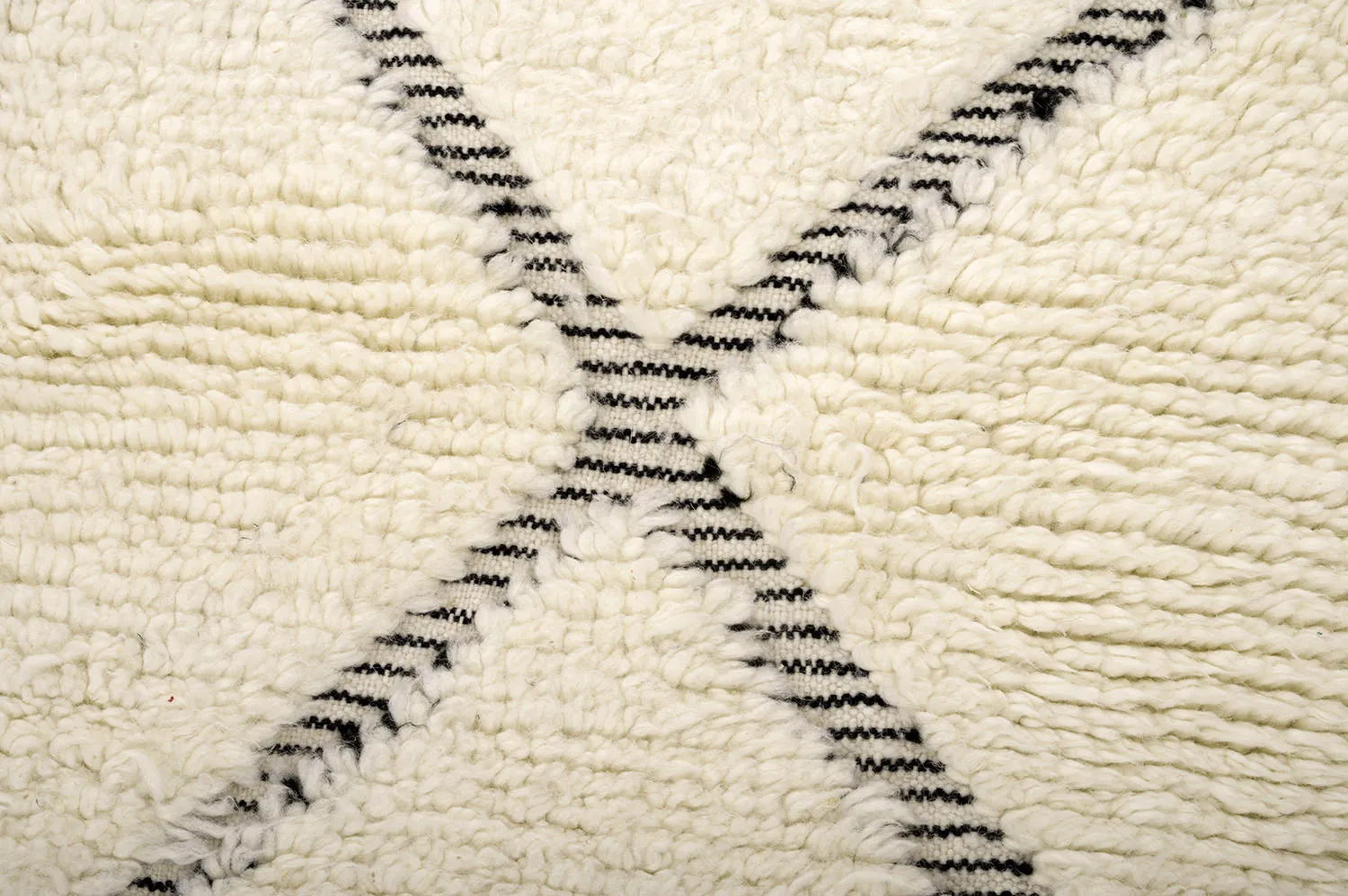 Tappeto Kilim In Stile Berbero Del Marocco Beni Ourain 190 x 285 cm