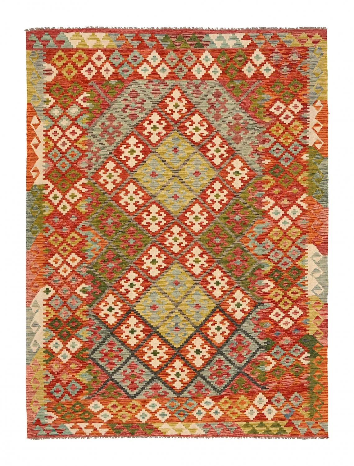 Tappeto kilim orientale 244 x 179 cm