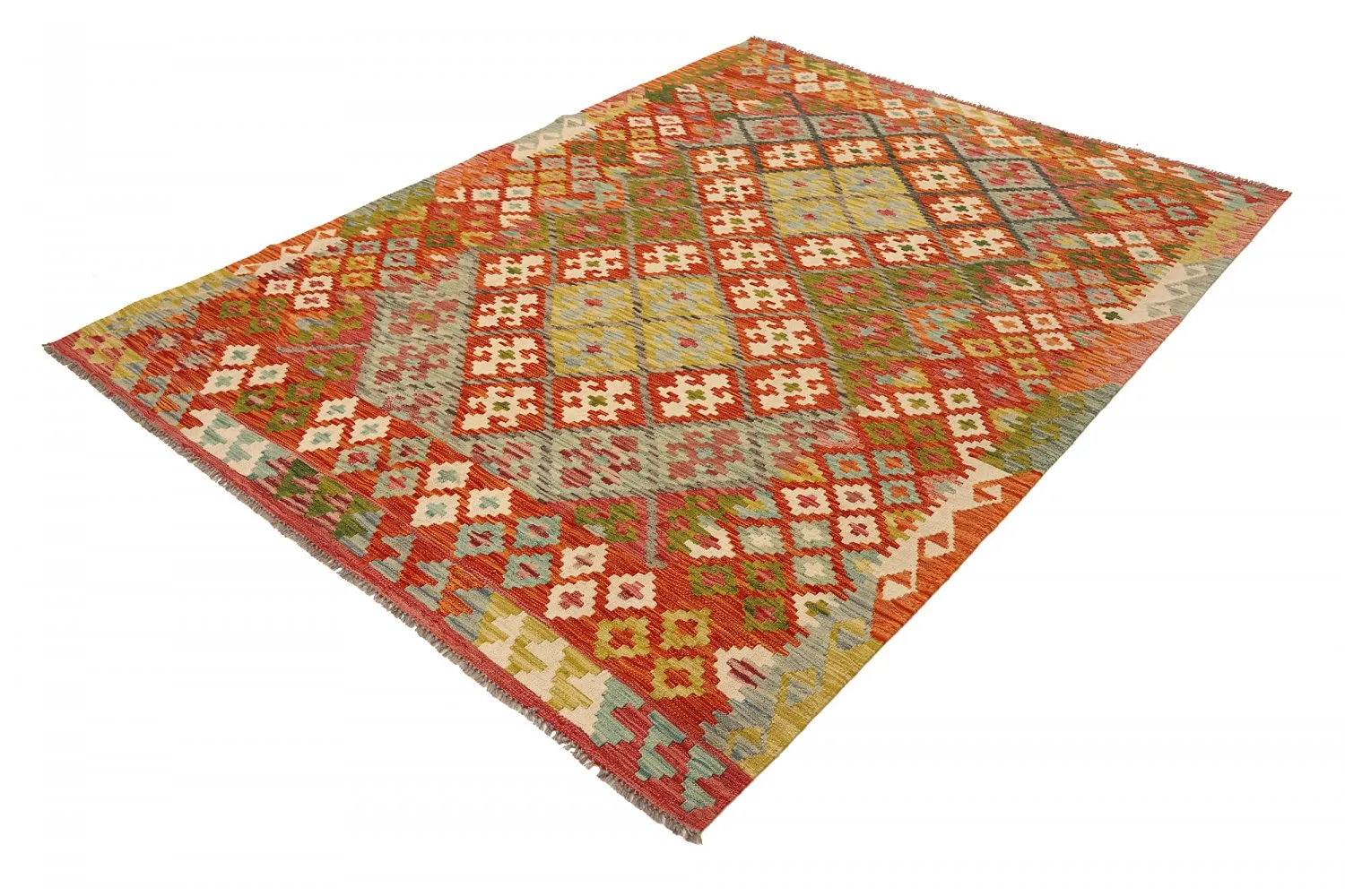 Tappeto kilim orientale 244 x 179 cm