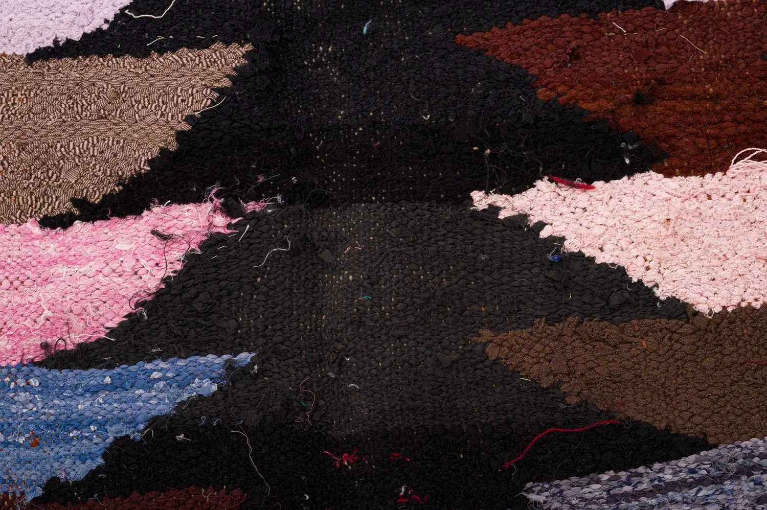 Tappeto Berberi Dal Marocco Boucherouite 145 x 275 cm