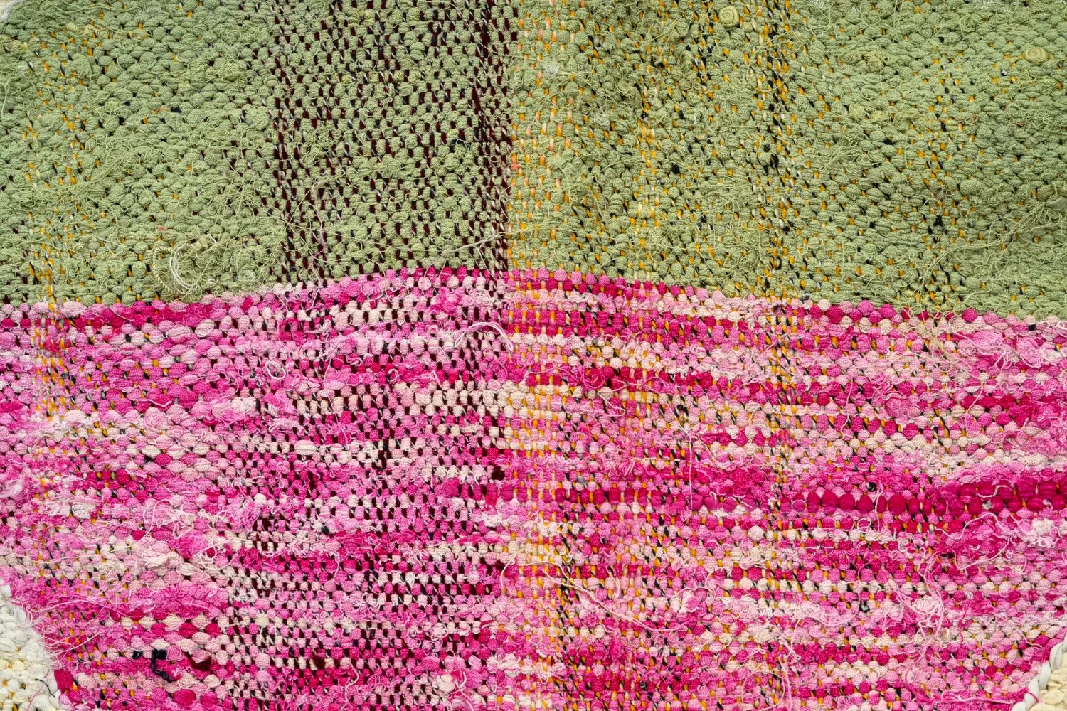 Tappeto Berberi Dal Marocco Boucherouite 145 x 255 cm