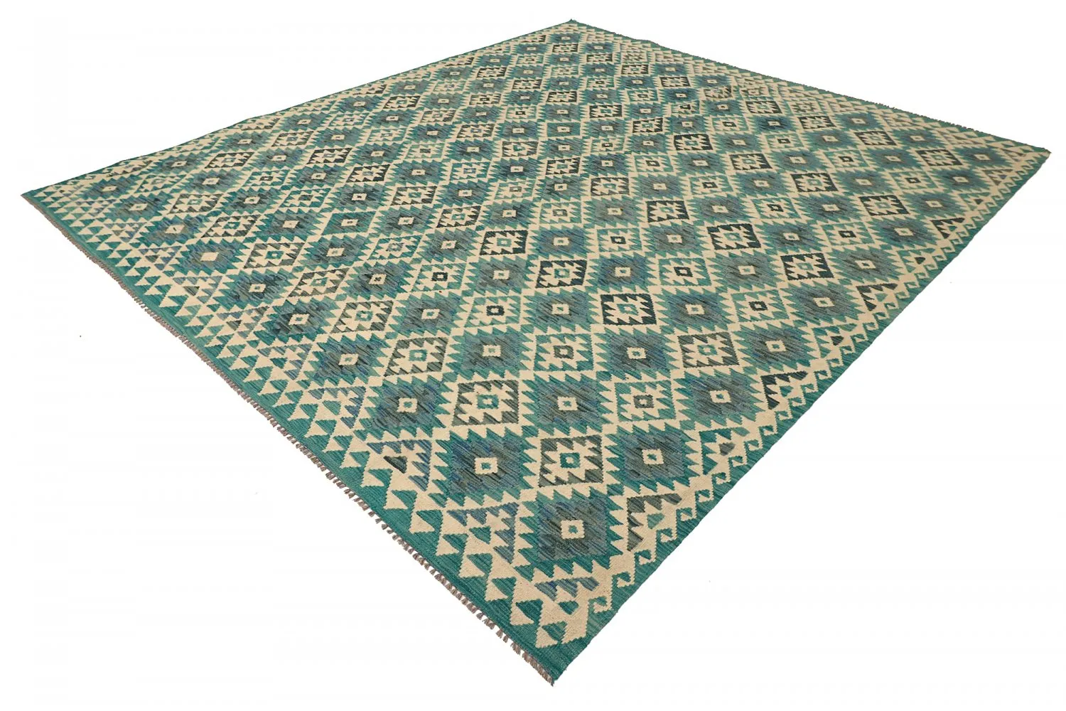 Tappeto kilim orientale 302 x 259 cm