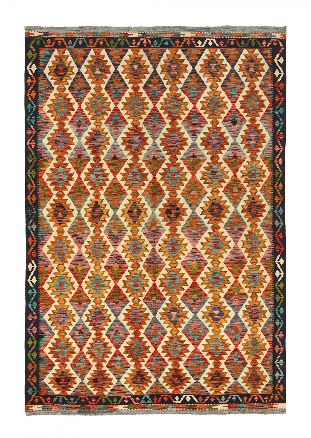 Tappeto kilim orientale 291 x 196 cm