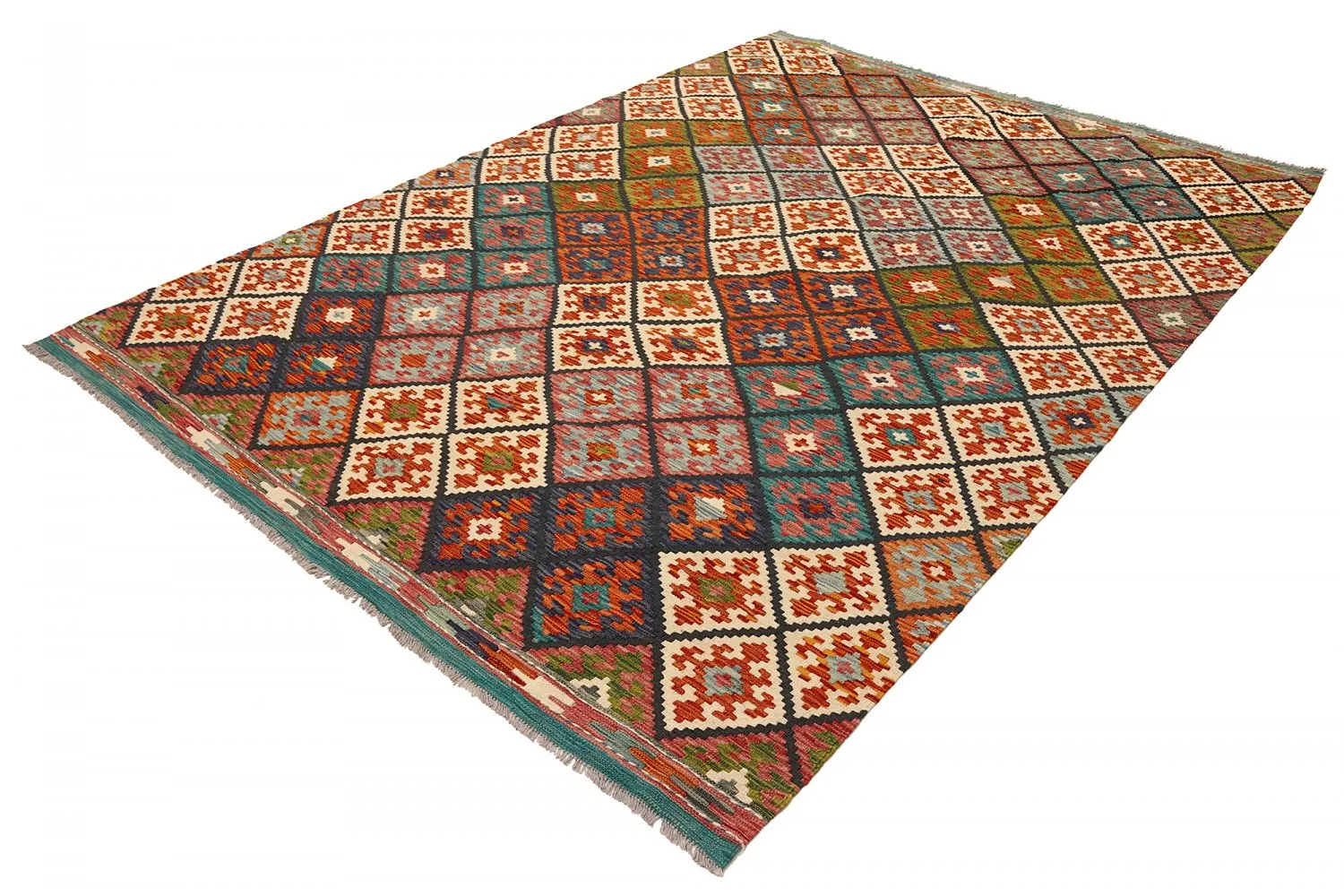 Tappeto kilim orientale 292 x 209 cm