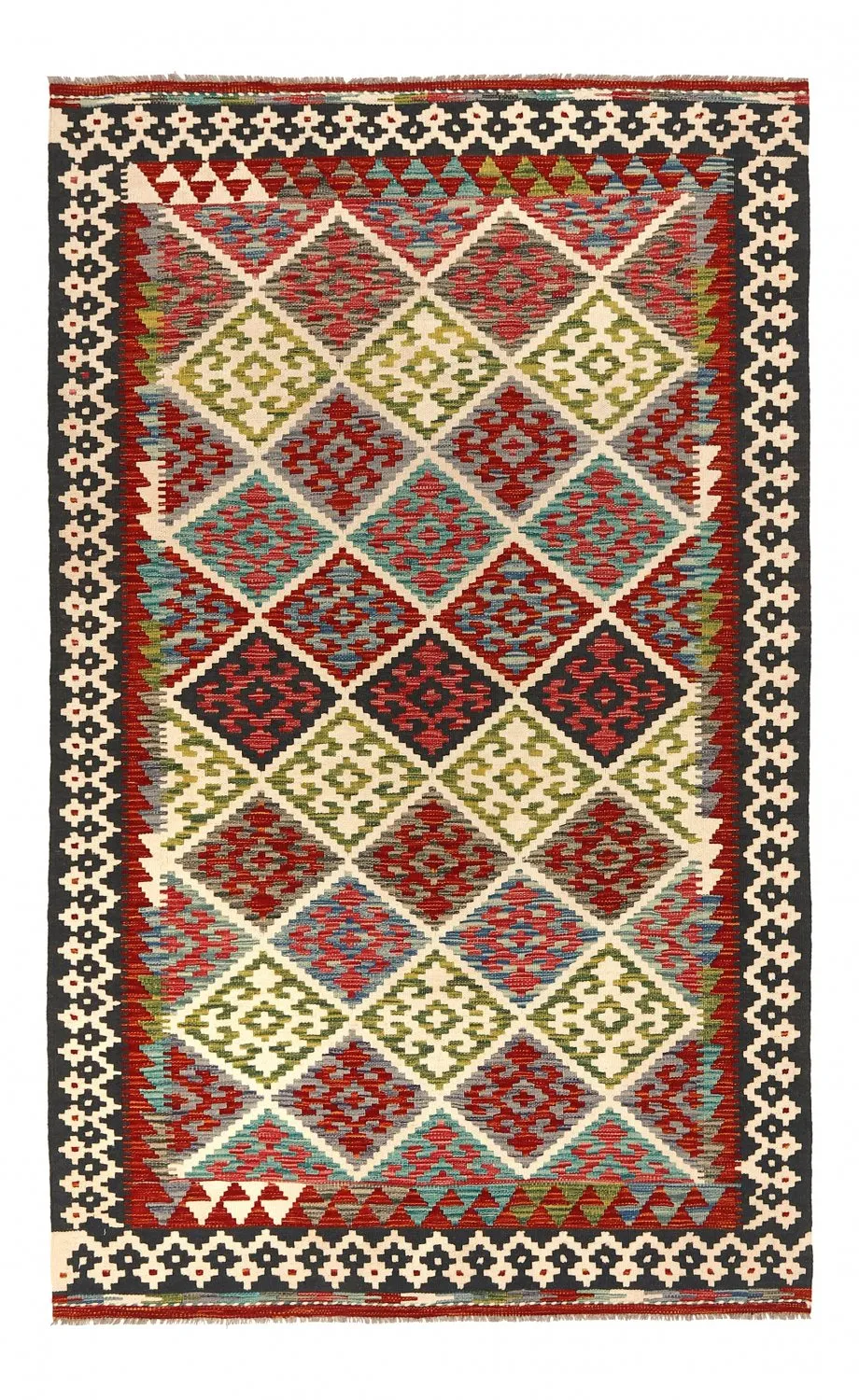 Tappeto kilim orientale 213 x 123 cm